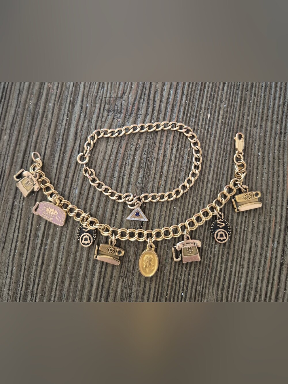 Vintage Telephone Company Charm Bracelets